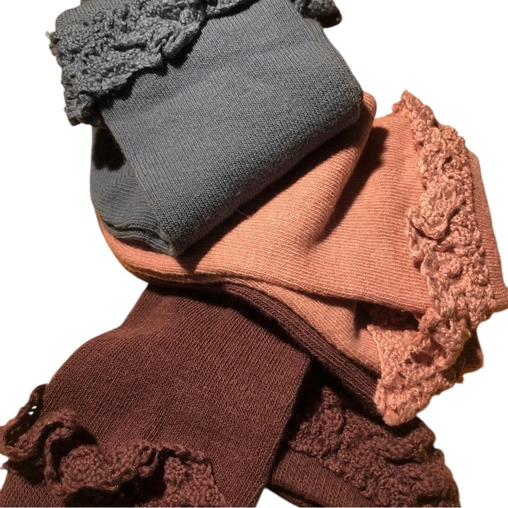 Little Stocking Co | 3-pack Midi Lace Socks Bundle